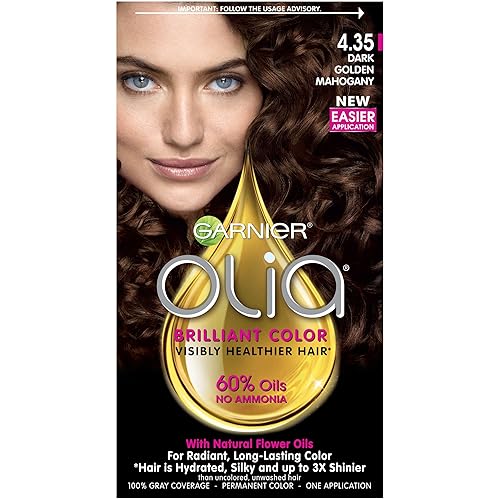 Vista 73 de Garnier Olia - Tinte para el cabello libre de amoníaco [4.0], marrón oscuro, 1 unidad (paquete de 4)