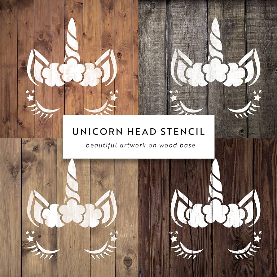 amazon-com-unicorn-head-stencil-versatile-for-fairy-tales-dragons-and-more-stencil-of-unicorn-head