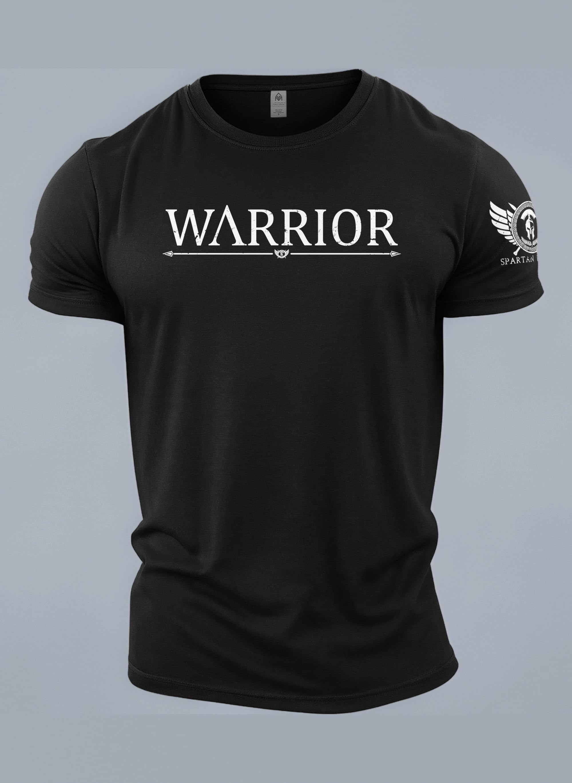 โ Spartan Forged - Warrior - Men's Gym T-Shirt Bodybuilding Training Workout Lifting Top Clothing