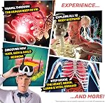 Abacus Brands Bill Nye's Science Squad: Body Lab VR - Virtual Reality Kids Science Kit, Book and Interactive Learning Activity Set - for Ages 8 and Up