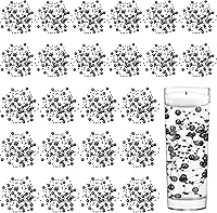 Vista 19 de Tondiamo 24 piezas de perlas artificiales para velas flotantes, perlas de imitación, guirnalda de cuentas, decoración de centro de mesa