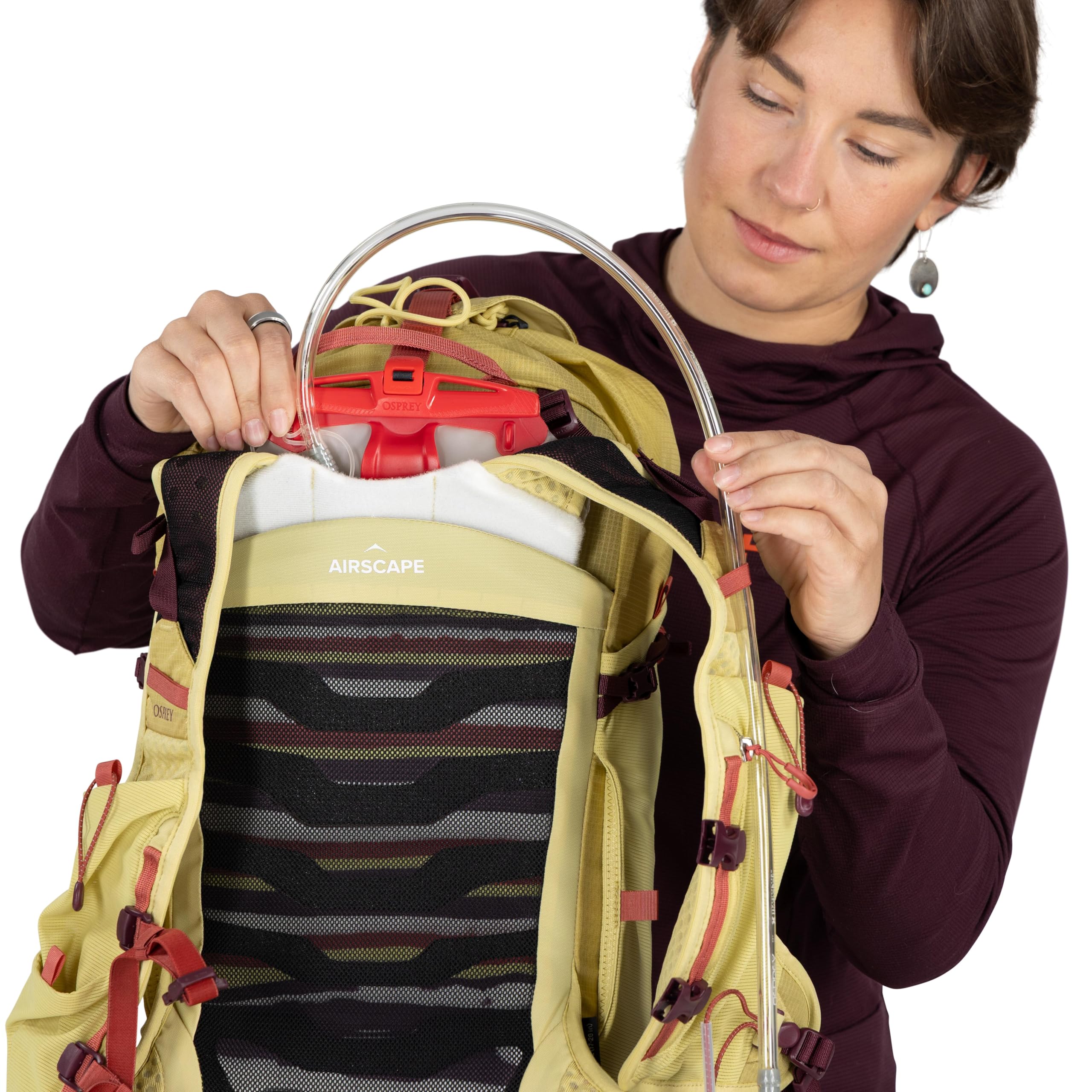 Osprey Tempest Velocity Damen Wanderrucksack 20L Laufen Radfahren Multisportpaket Wanderrucksack, Wander Yellow, M/L