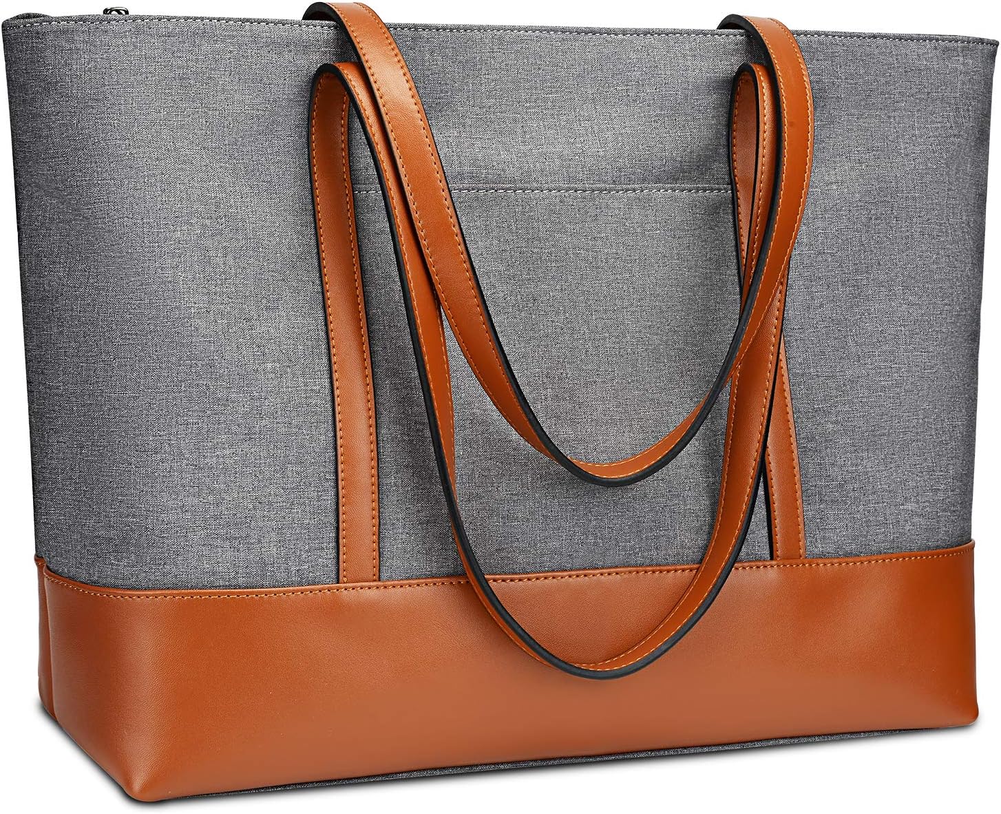 YALUXE Genuine Leather Laptop Tote Large Capacity Oman Ubuy
