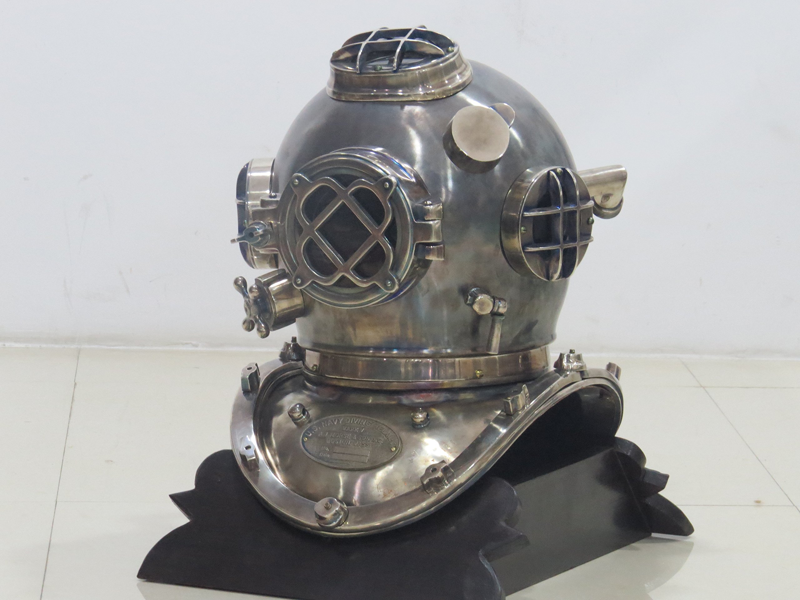 Amazon.com: NauticalMart Rare Morse Navy MK V Diving Divers Helmet