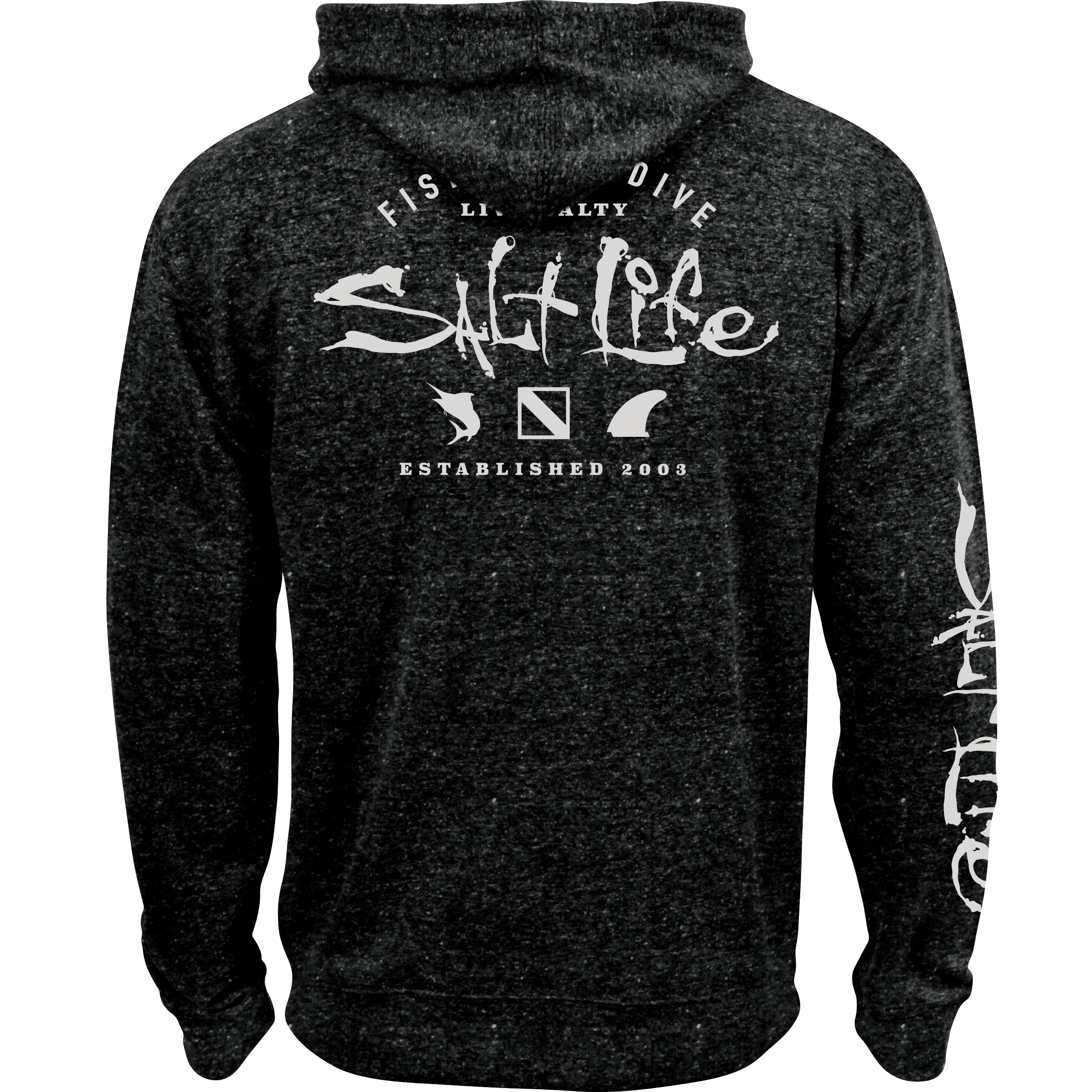 Salt Life Sudadera con Capucha con Cremallera Dry Dock Frontal para Hombre