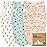 KeaBabies 3-Pack Organic Baby Swaddle Sleep Sacks - Swaddles for Newborns, Infant 0-3 Months, Baby Girls, Boys, Soft & Snug Newborn Sleep Sack, Nursery Swaddling Blankets (Beach Day)