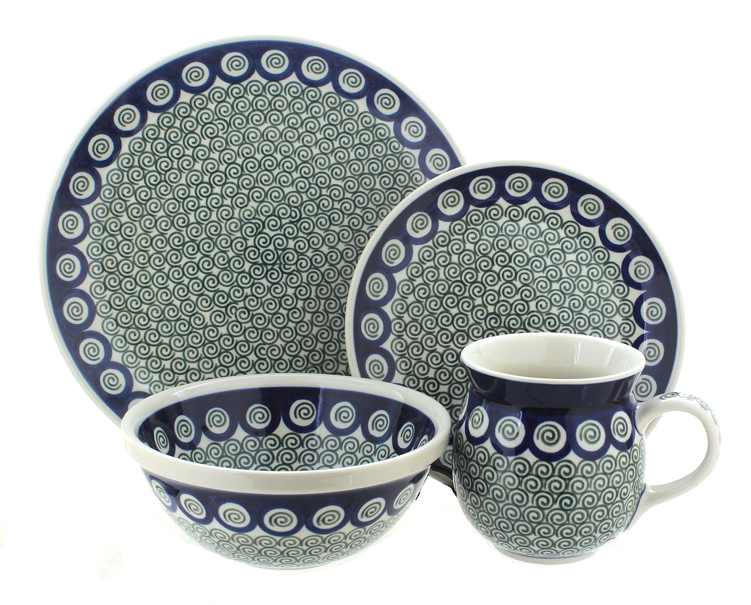 Amazon.co.jp: ポーランド食器Peacock Swirl 16 pc食器セット Amazon.co.jp: ポーランド食器Peacock Swirl 16 pc食器セット