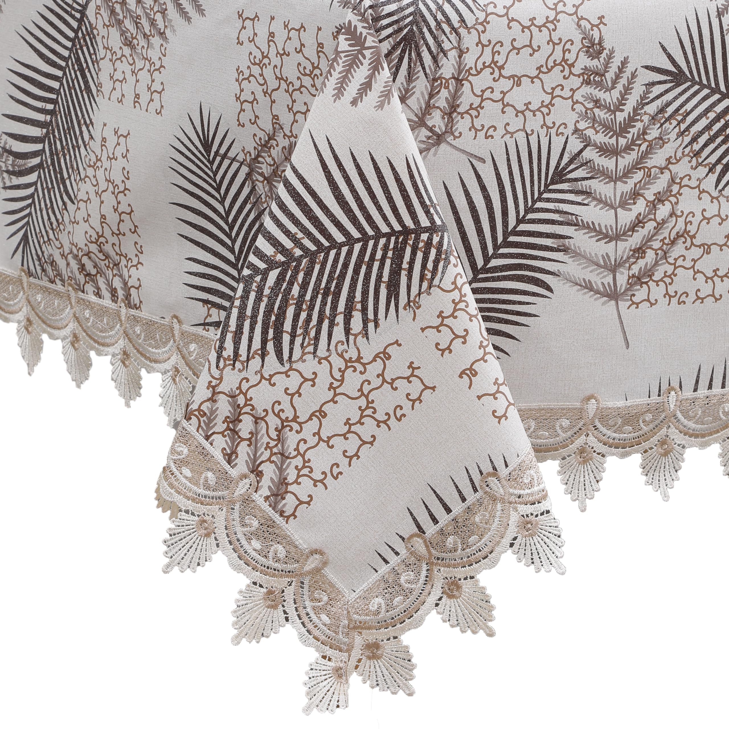 Nappe de table pour jardin et terrasse en vinyle fleuri facile à nettoyer