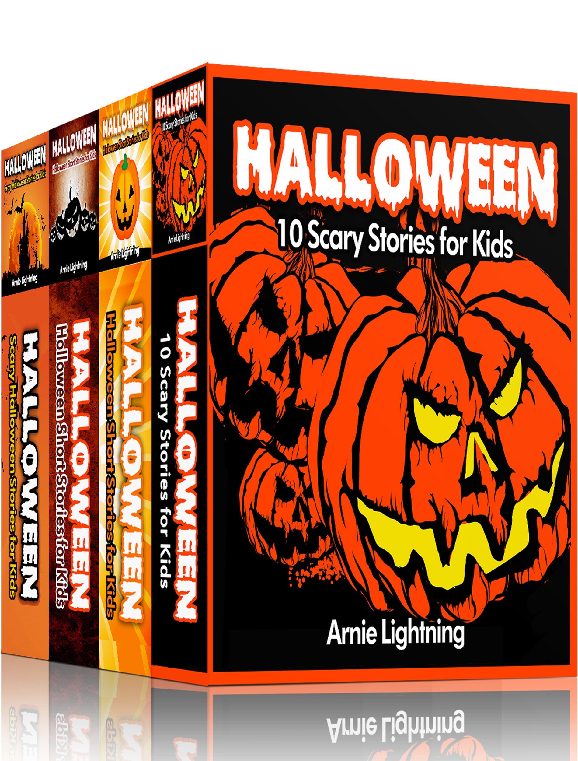 HALLOWEEN BOOK BUNDLE (4 Books in 1): Scary Stories for Kids and Halloween Jokes (Spooky Halloween Stories)