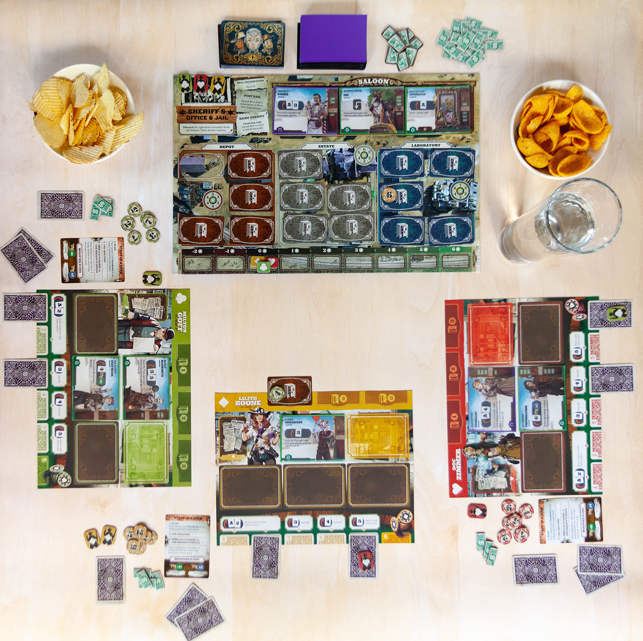 Asmodee - 3000 Canaglie - gra planszowa Strategia i Bluff, dla 2-4 graczy, 12+ lat, wydanie włoskie