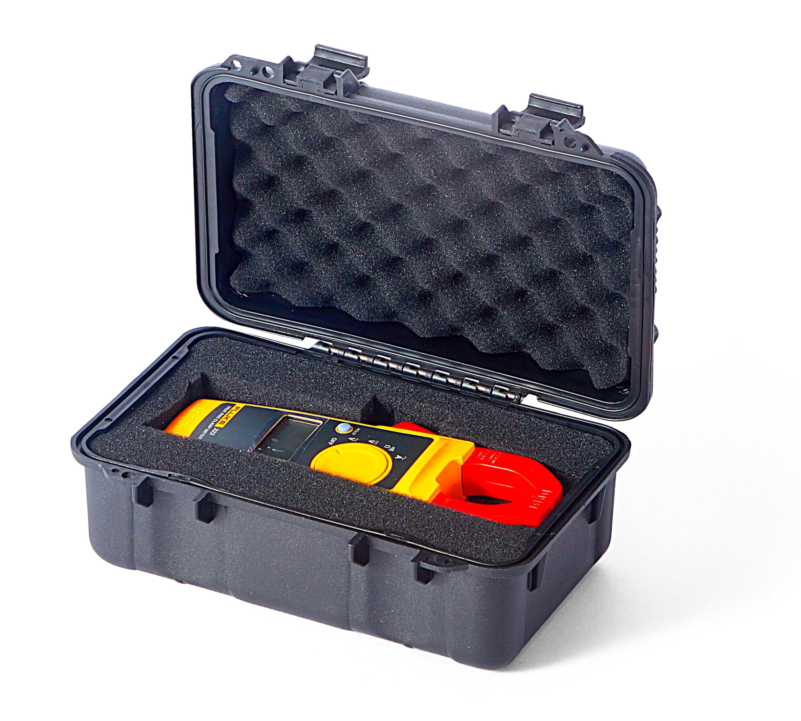 CHBAYI Clamp Meter Hard Storage Case for Fluke 374/302+/902 FC True-RMS Clamp Meter/KAIWEETS HT206D/Klein Tools CL390/CL220 Digital Clamp Meter with DIY Foam (Case for Fluke 374 8.5in)