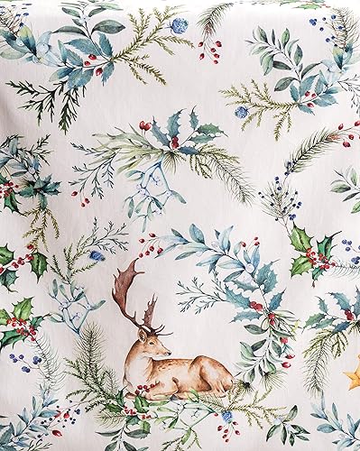 Miniatura 5 de Camino Maison d' Hermine de mesa, 100 % algodón, diseño para Día de Acción de Gracias y Navidad