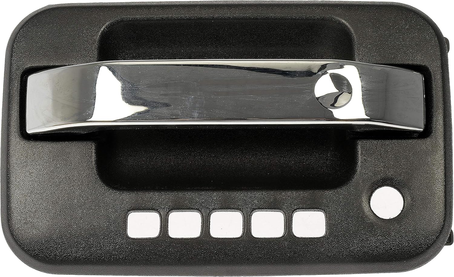 Dorman 97689 Front Driver Side Exterior Door Handle Compatible with Select Ford/Lincoln Models, Black; Chrome