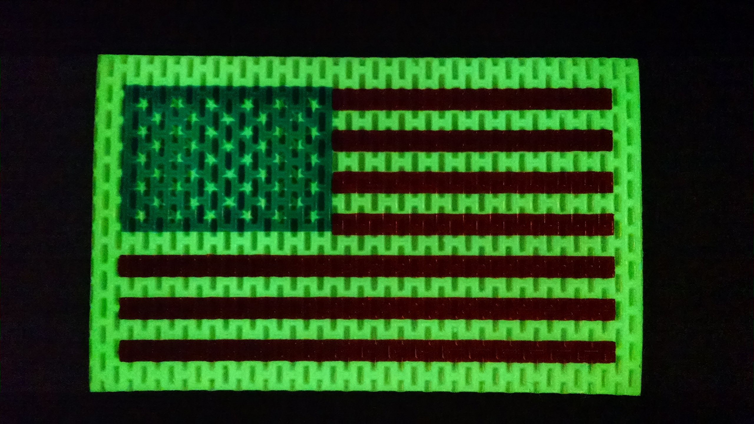 TowersTac Cyflect USA Flag, Glint/Glow Morale Patch