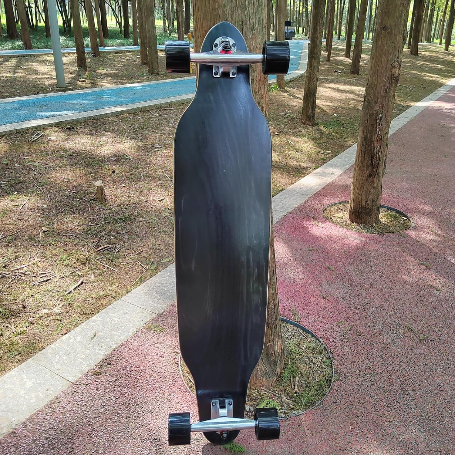 41 Inch Freestyle Topmount Longboard Skateboard - Beginner Cruiser Freestyle Maple Wood Deck Cruising Long Board Skateboard for Teenagers,Kids and Adults