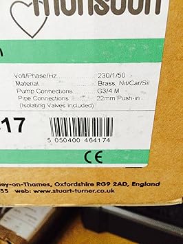 Stuart Turner Monsoon Standard Twin 3.5 