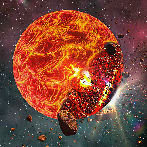 Planet Super Solar Smash World Destruction Games 3D