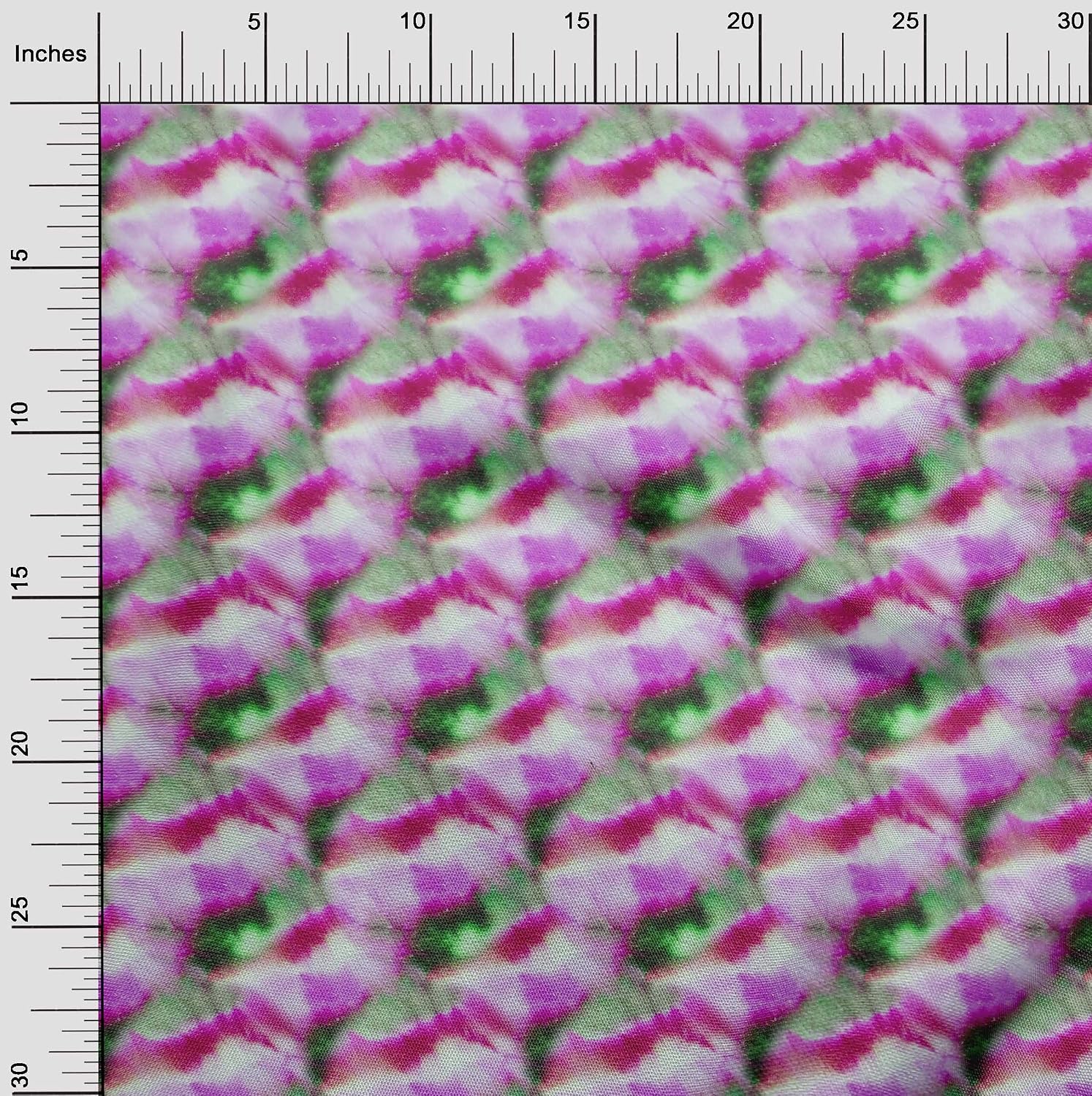 oneOone Cotton Flex Fuschia Pink Fabric Tie Dye Sewing Material Print Fabric By The Yard 40 Inch Wide
