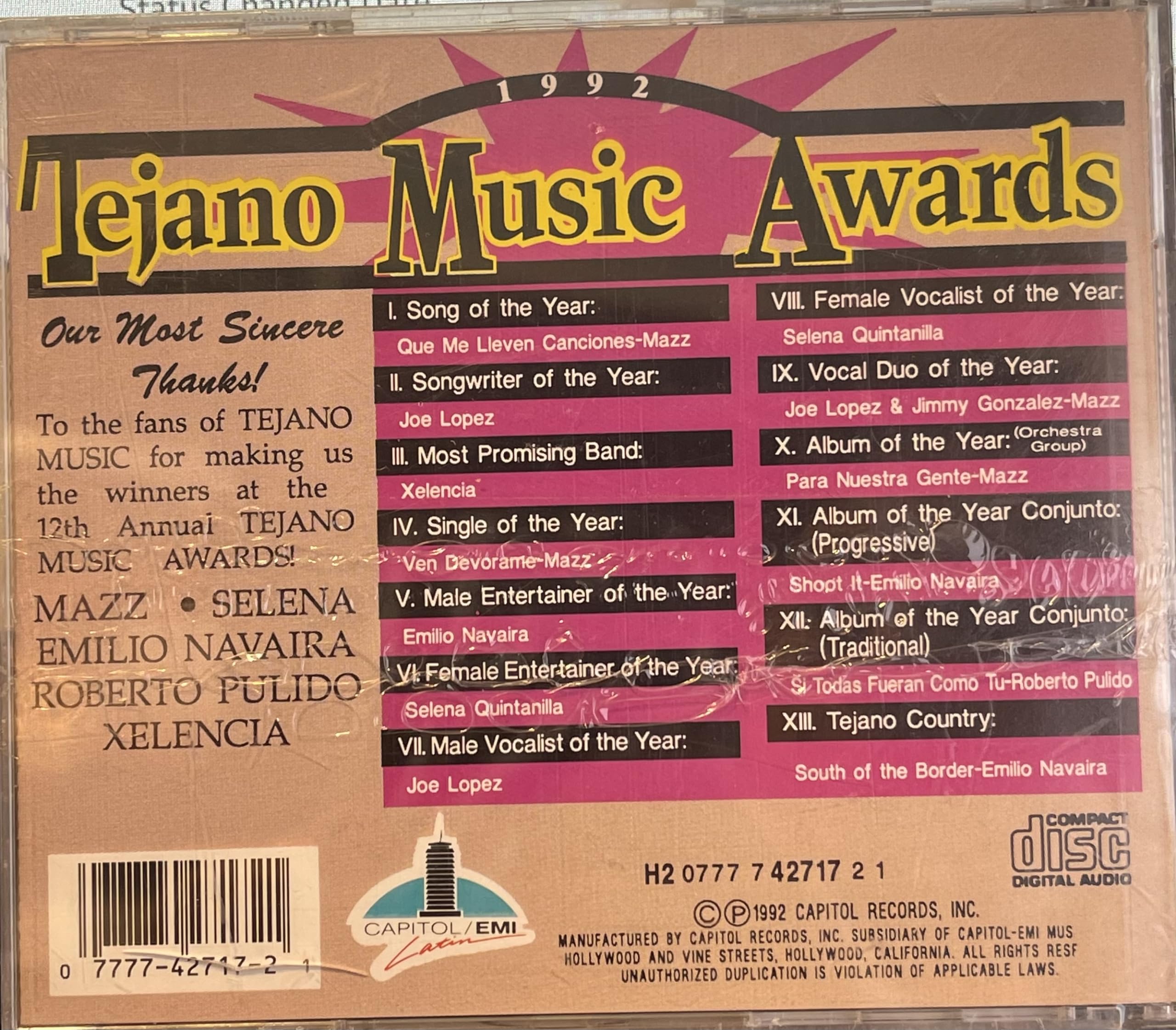 Tejano Music Sweepers
