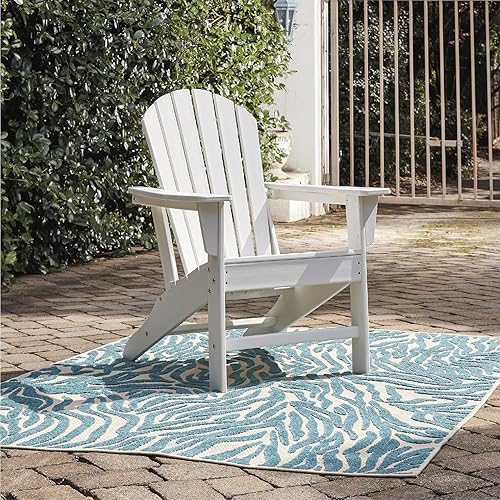 Miniatura 2 de Diseño de autor por Ashley - Silla para exteriores de Sundown Treasure Adirondack, color blanco