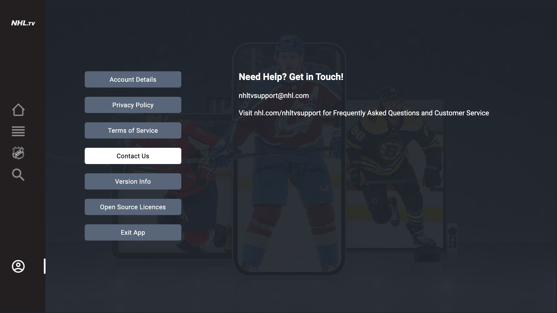 NHL.TV App on Amazon Appstore