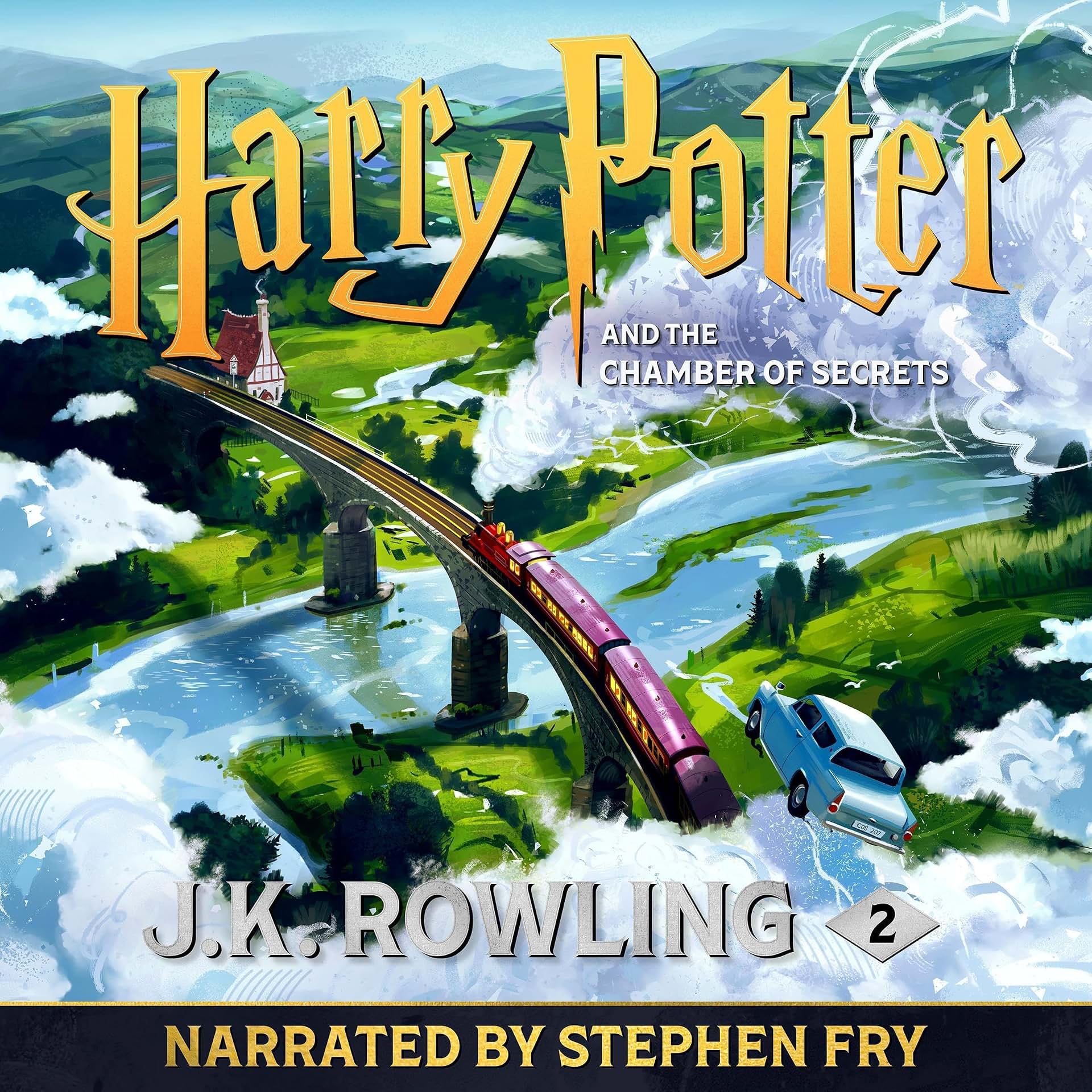 Carousel Item: Harry Potter and the Chamber of Secrets (Narrated by Stephen Fry)