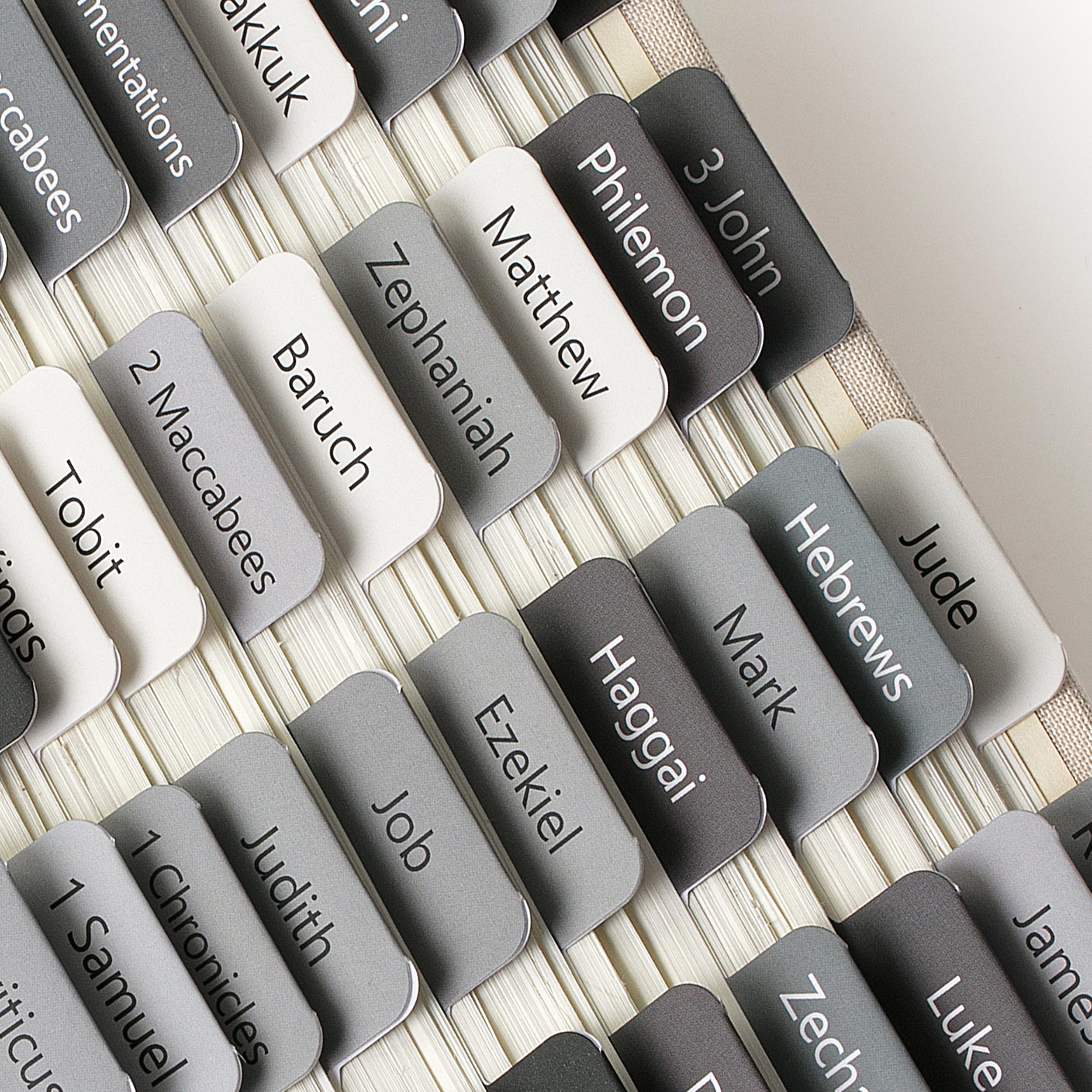 Mr. Pen- Bible Tabs, 75 Tabs, Gray, Laminated Bible Tabs for Women and Men, Bible Tabs for Study Bible, Bible Index Tabs, Bible Book Tabs, Bible Labels Tabs, Mr Pen Bible Tabs
