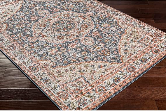 Surya Davaro Traditional Medallion Area Rug,9'2 x 12',Red