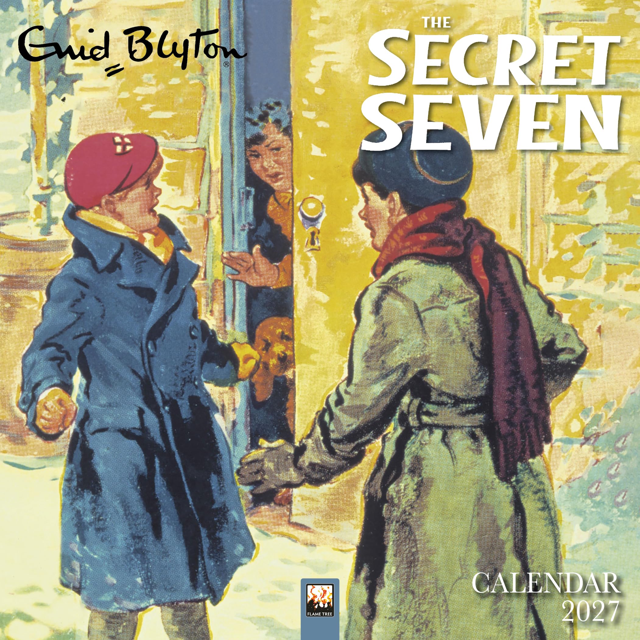 Enid Blyton: The Secret Seven Mini Wall calendar 2027 (Art Calendar)