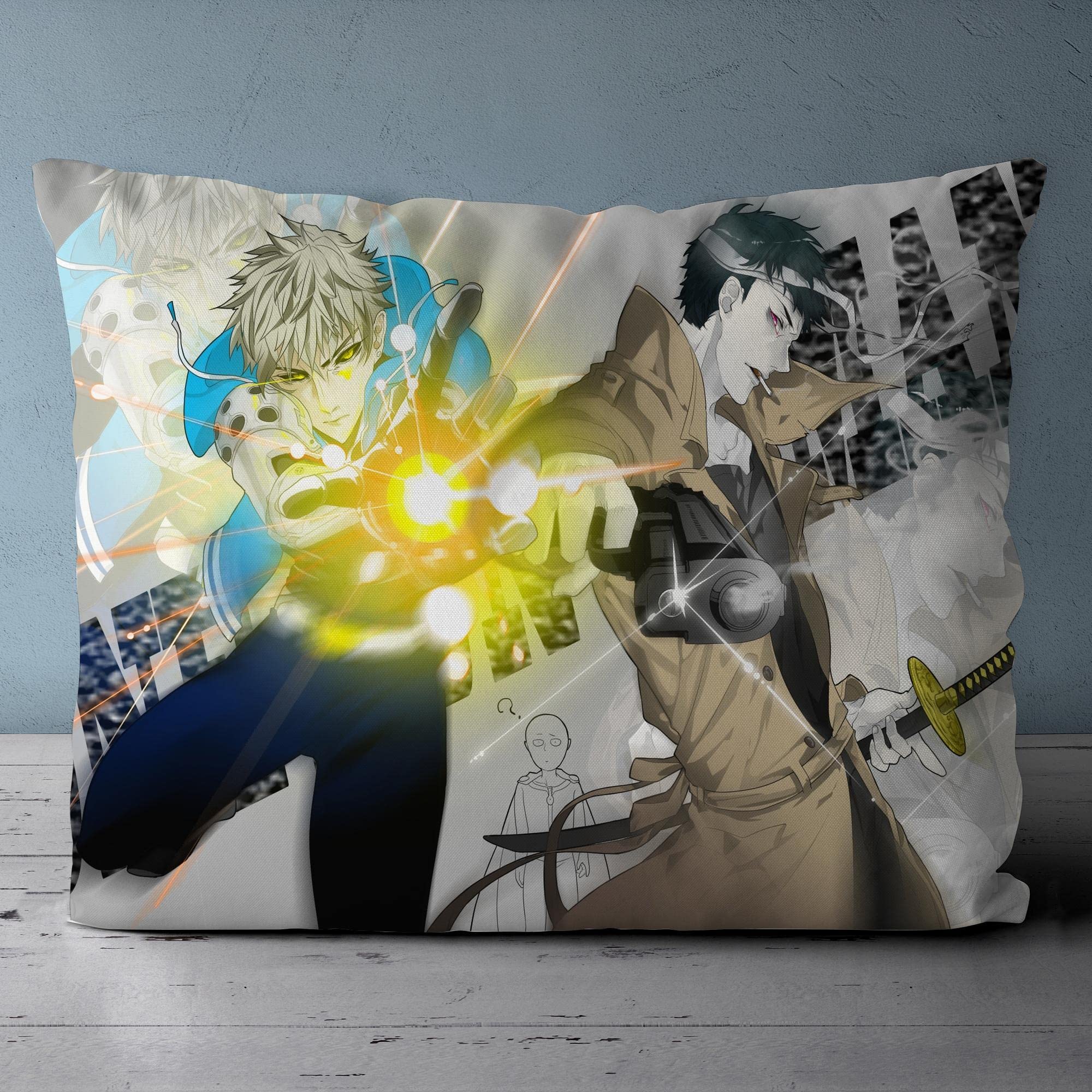 Saitama Anime Bedding Set - Single Size 3D Printed Duvet Cover & Pillowcase