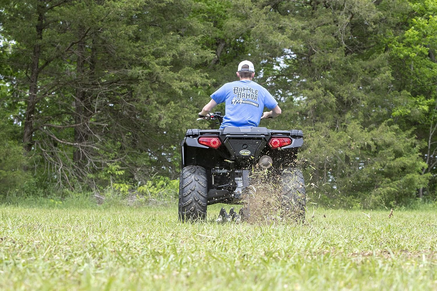 Big Buck 28" Cut Width ATV/UTV Disc Plow Harrow with Universal 2" Receiver Mount, Cultivates 1 to 2 Acres