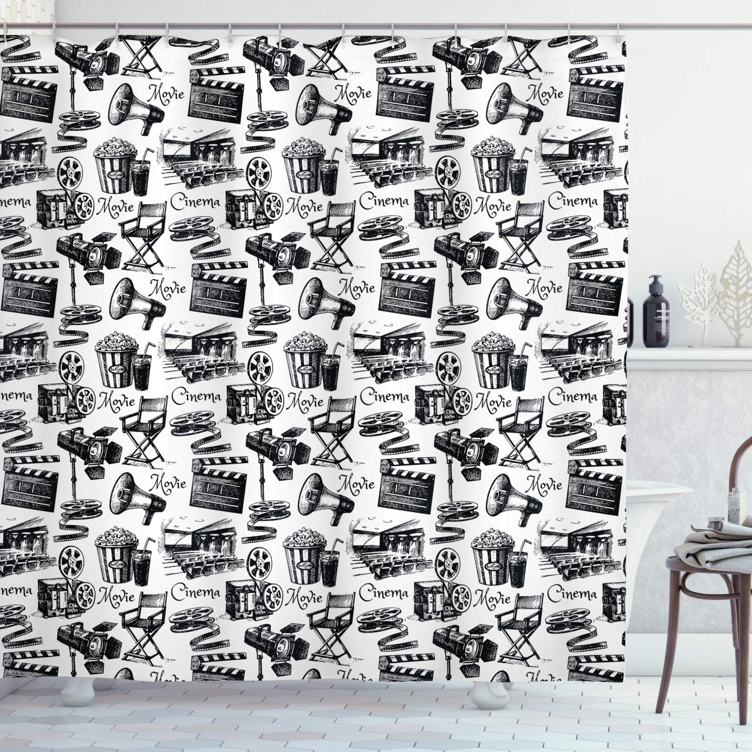 Movie Shower Curtains Curtains & Drapes