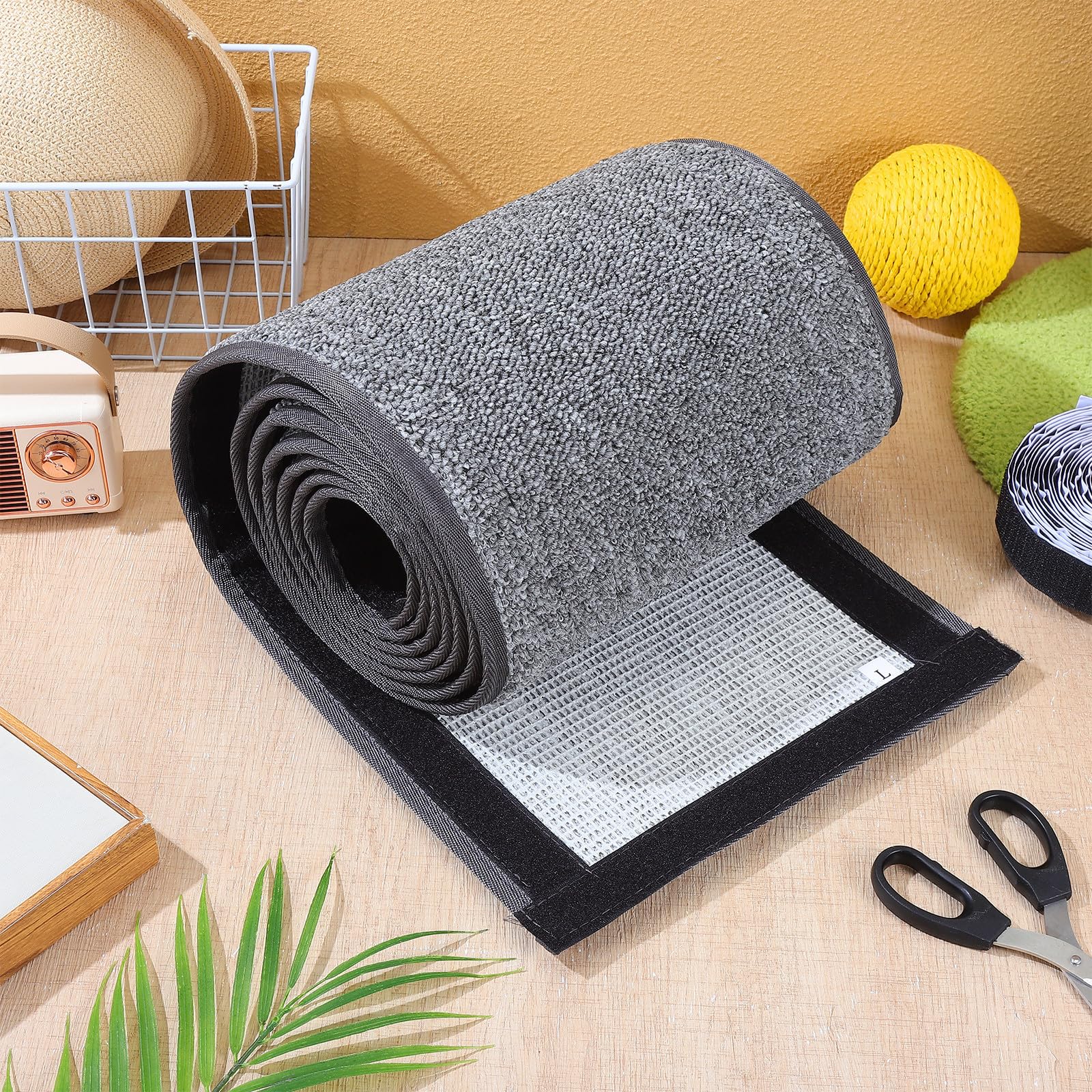 DOITOOL Almohadilla de Repuesto para Rueda de Ejercicio de Gato Felpa Antideslizante y Accesorios para Pista, Fácil Instalación para Hogares Amantes de Gatos