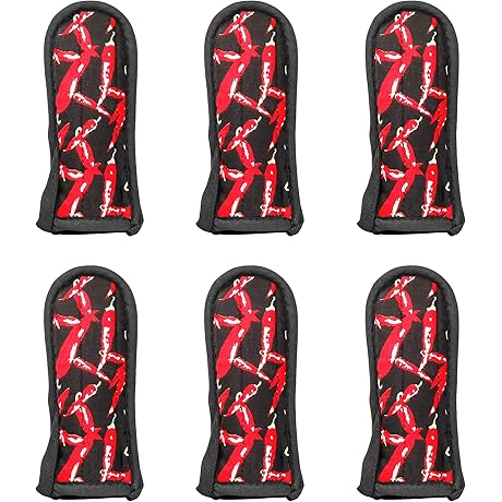 New Star Foodservice 1028744 Commercial-Grade Hot Skillet Handle Cover Holder, Hot Handle...