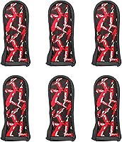 Vista 1 de New Star Foodservice 1028744 - Juego de 6 fundas para mango de sartén caliente de grado comercial, soporte para mango de mango caliente, mango