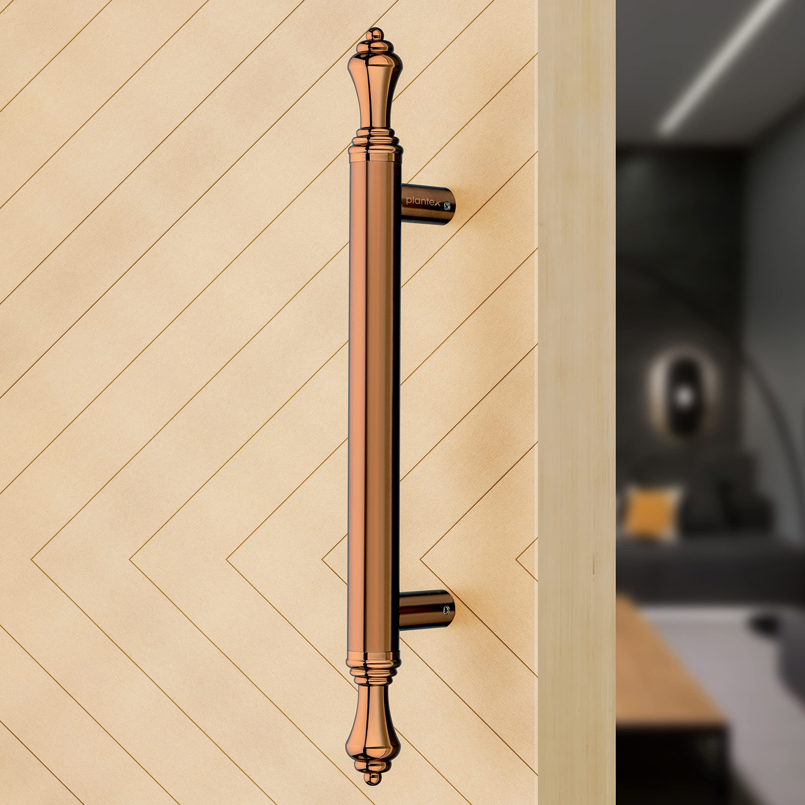Plantex Rose Gold Door Handle - 14 Inch -6