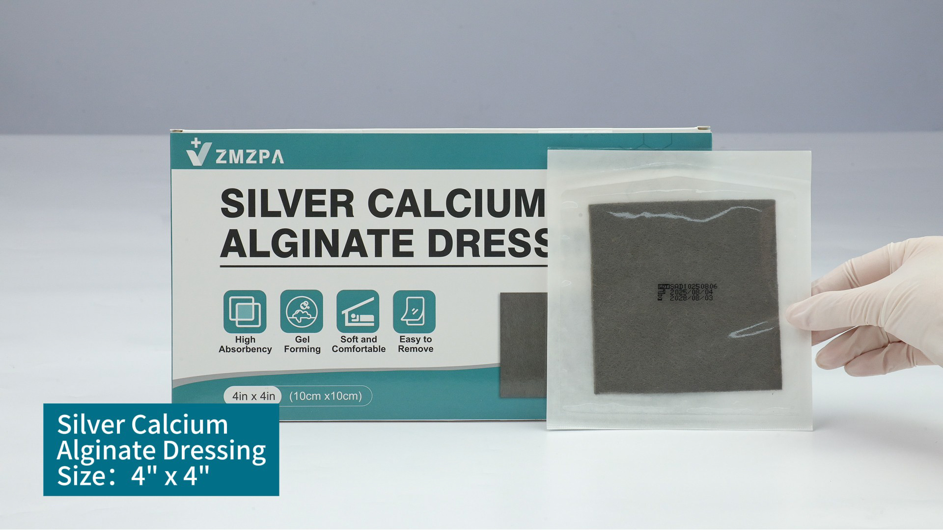 silver calcium alginate wound dressing pad MED PRIDE Pads 2x2 in,Sterile,10-Pk : Health & Household This allows for comfortable dressing changes and supports natural debridement Ag Silver Calcium Alginate Wound
