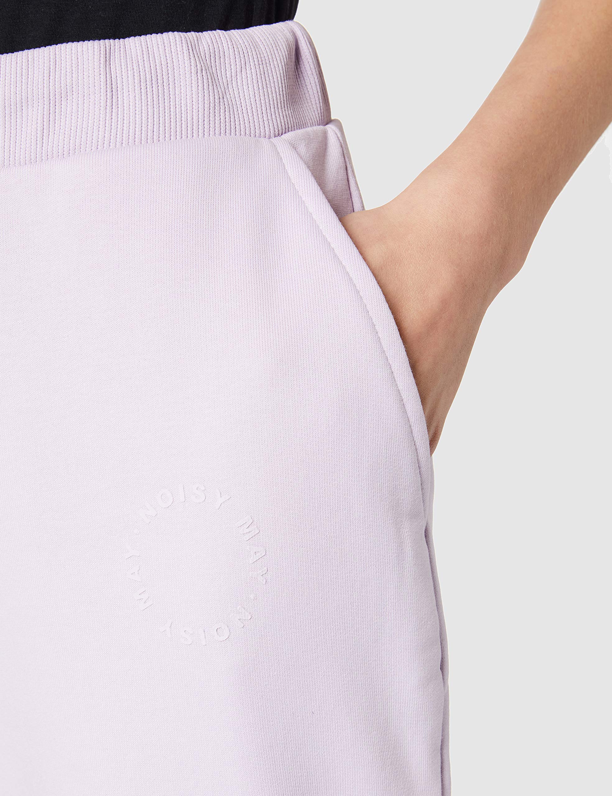 Noisy May Pantaloni Jogging In Pile Con Logo – Nmlupa Nw Logo Pants, Comodi Per Il Tempo Libero O Lo Smart Working - 2