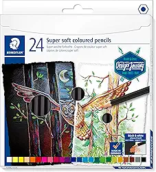 Lápis de Cor, Staedtler, Super Soft, 149C C24, 24 Cores