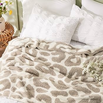 Amazon.com: Bedsure Leopard Throw Blanket for Couch, Knit