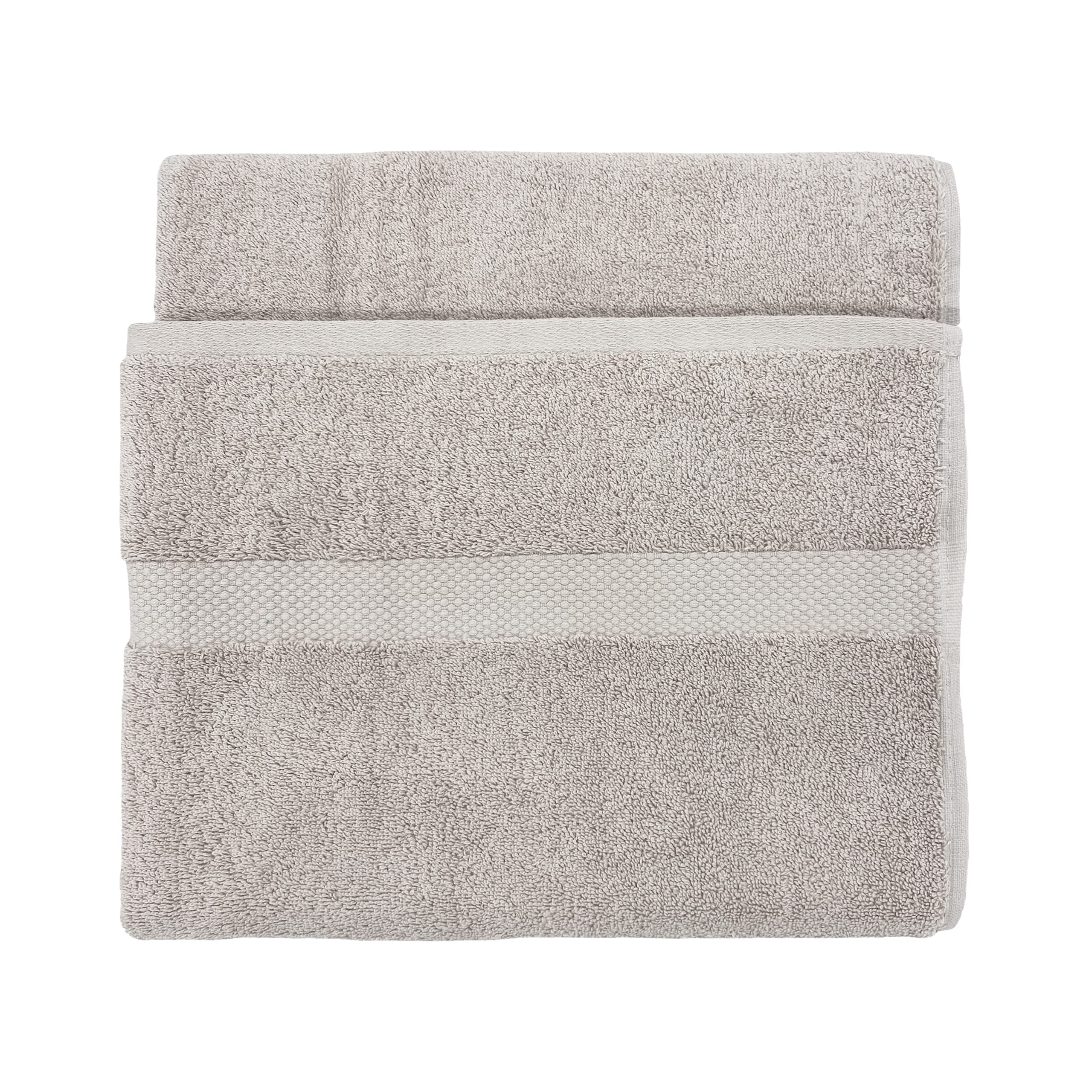The Linen Yard Loft Hand Towel, Dove, 50 x 90 cm