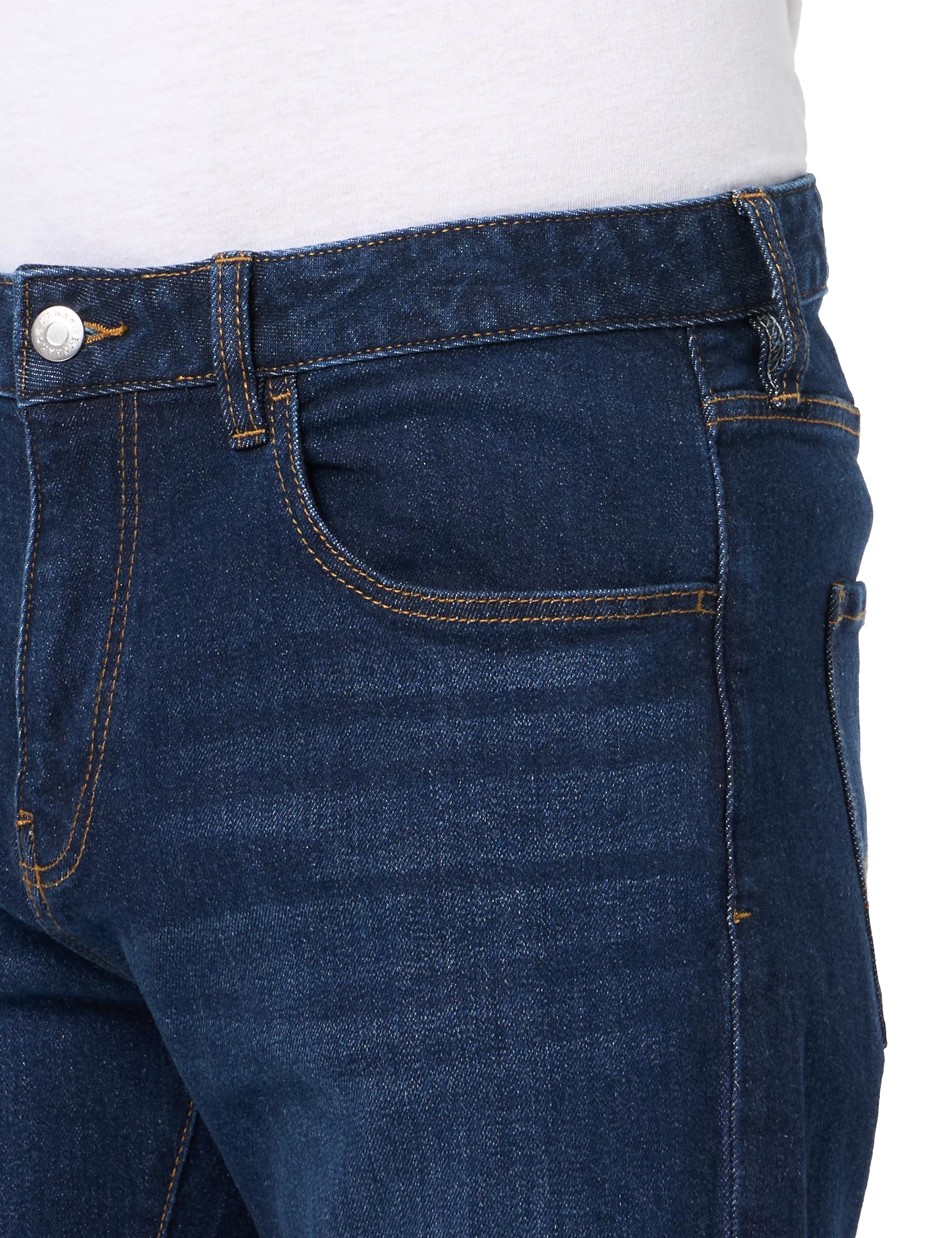Armani Exchange J16 Straight Fit Comfort Cotton Denim Pants, Jeans de los Hombres, Indigo Denim,