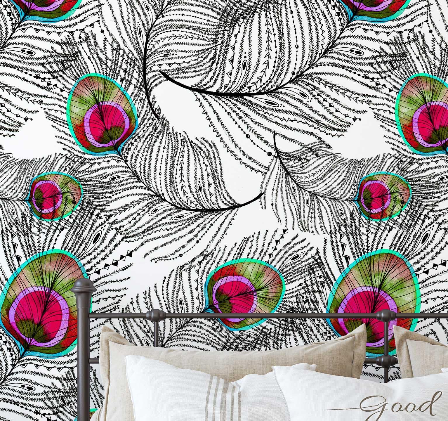 Papier peint bohème rose pour relooker une chambre facilement