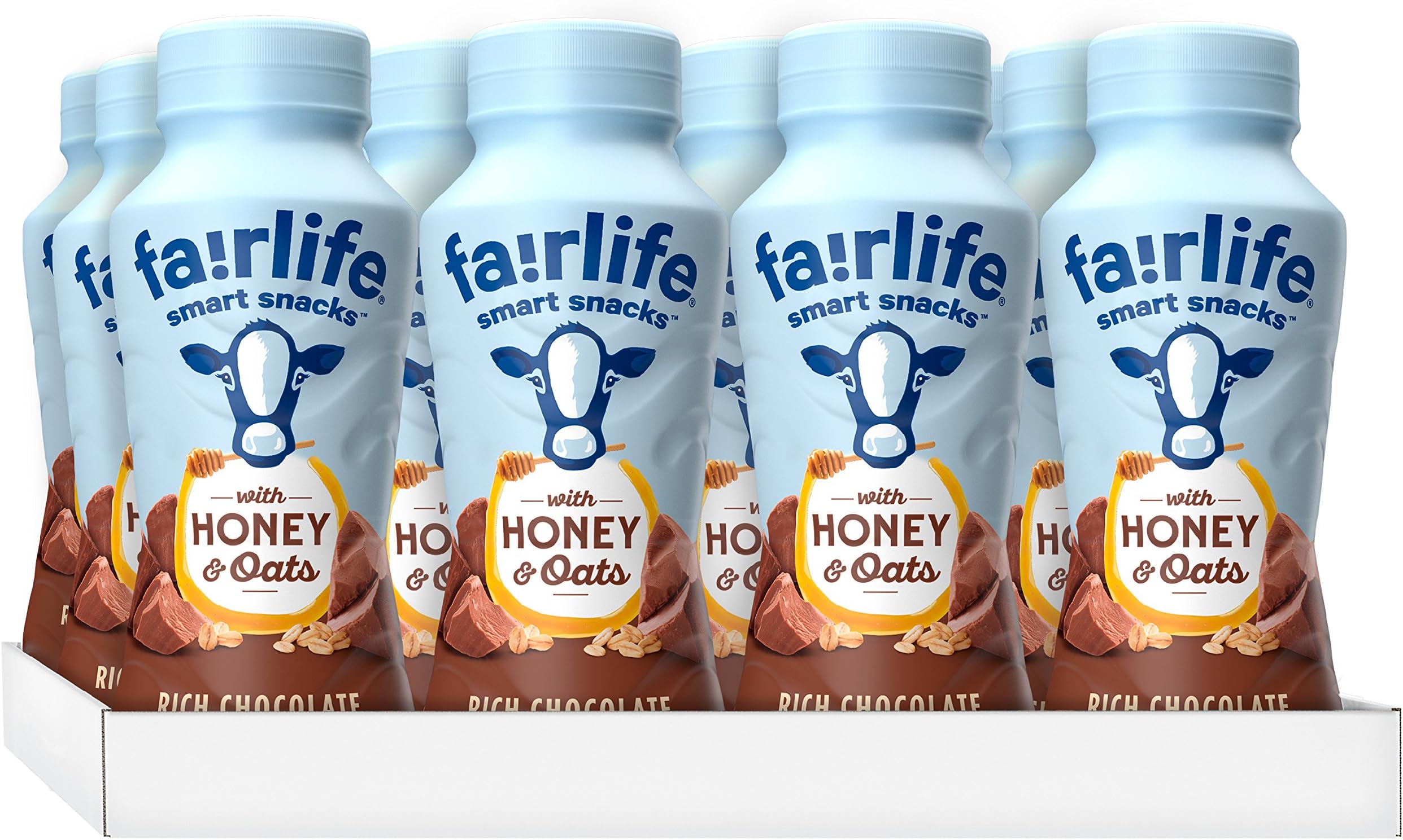 fairlife smart snacks, Rich Chocolate, 8 Fluid Ounce (Pack of 12)