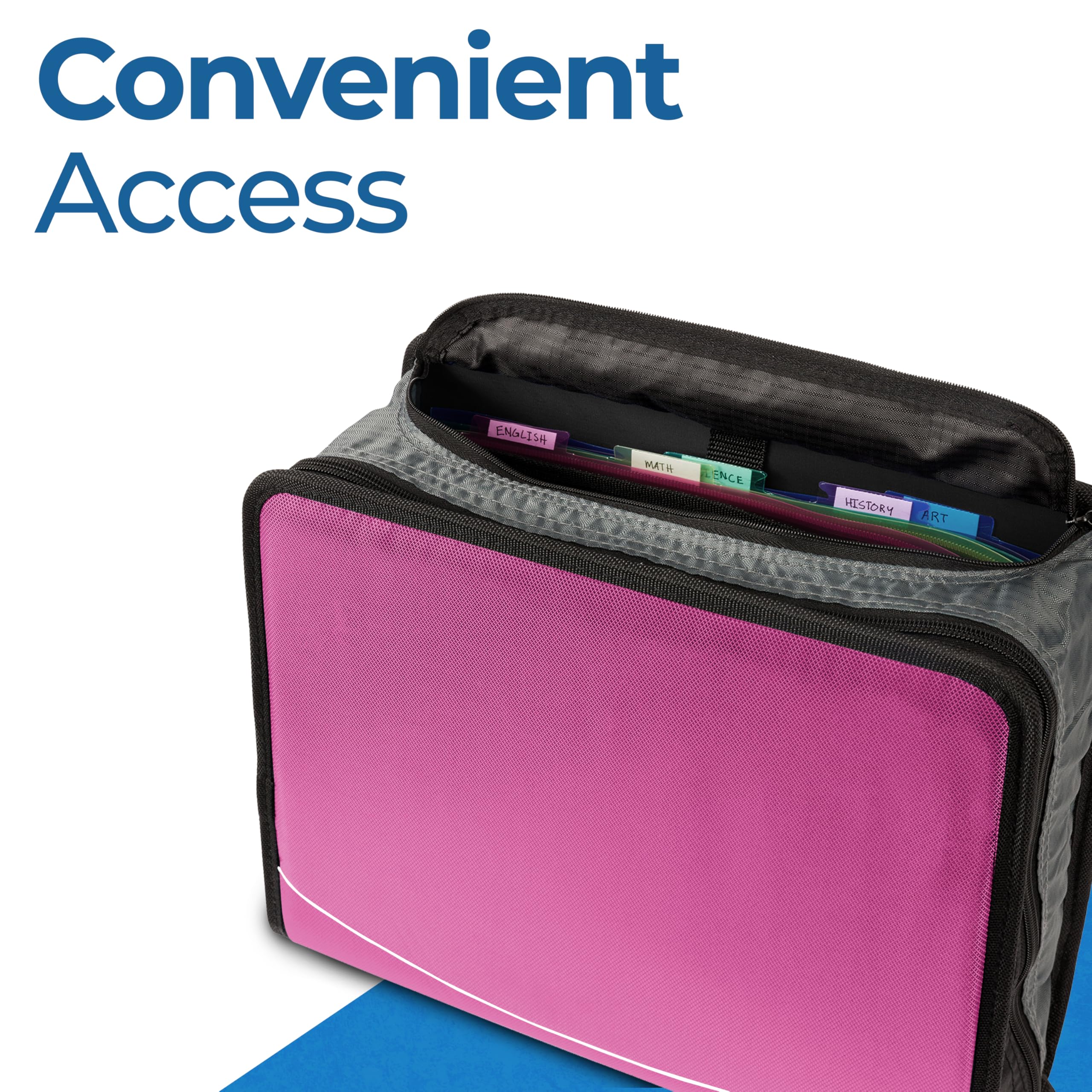 Max Protection Folder :: Witch バインダー　×3 Amazon.com : Case-it Mighty Zip Tab Zipper Binder, 3