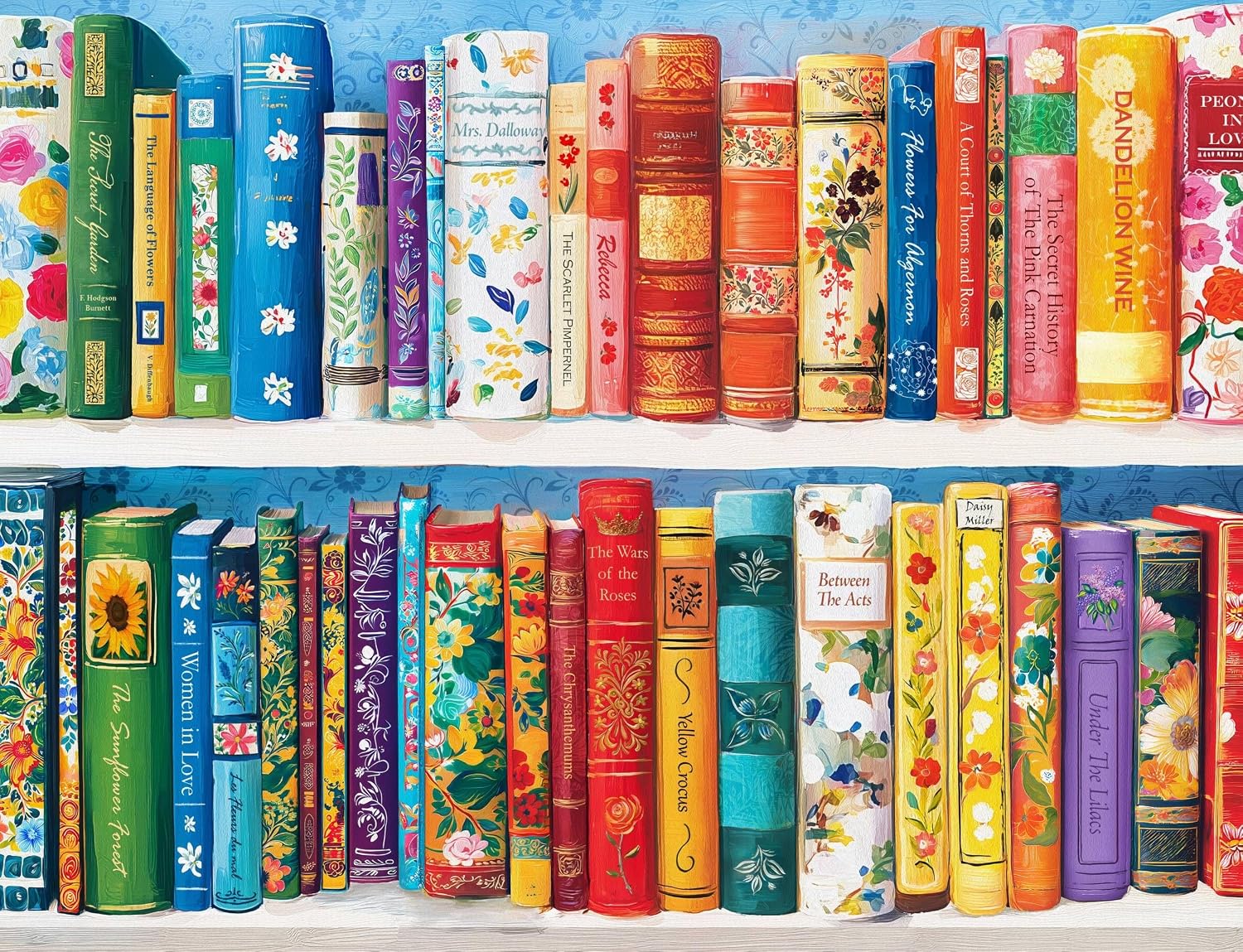 Puzzle Springbok Books in Bloom 500 Piezas para Adultos miniatura 1