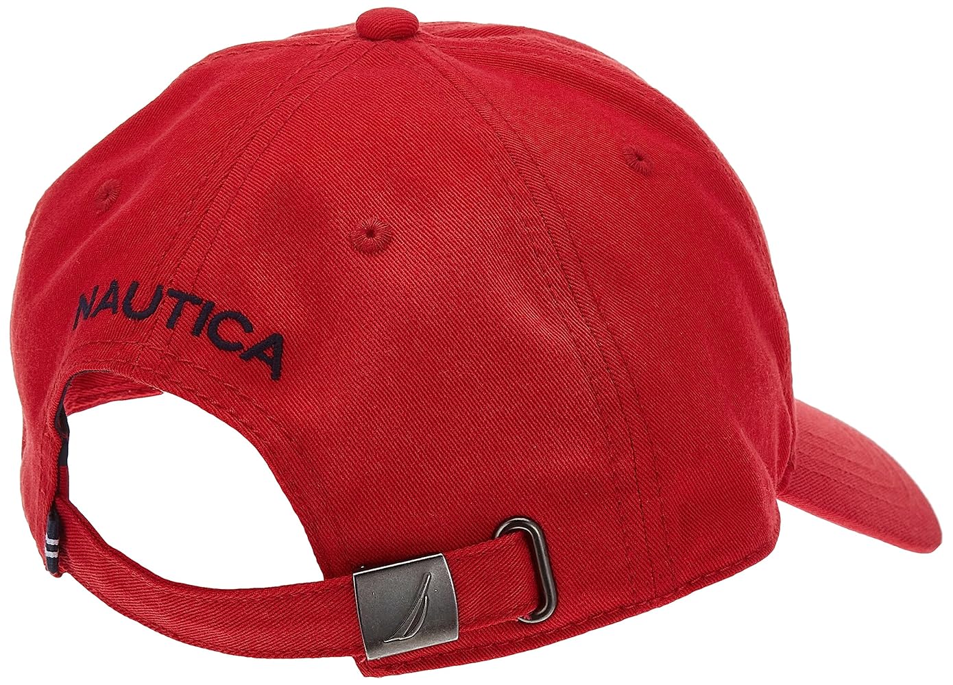 帽子 [0] RED NAUTICA HAT Nautica Men's Twill 6-Panel Cap,Deck Red,One Size at Amazon