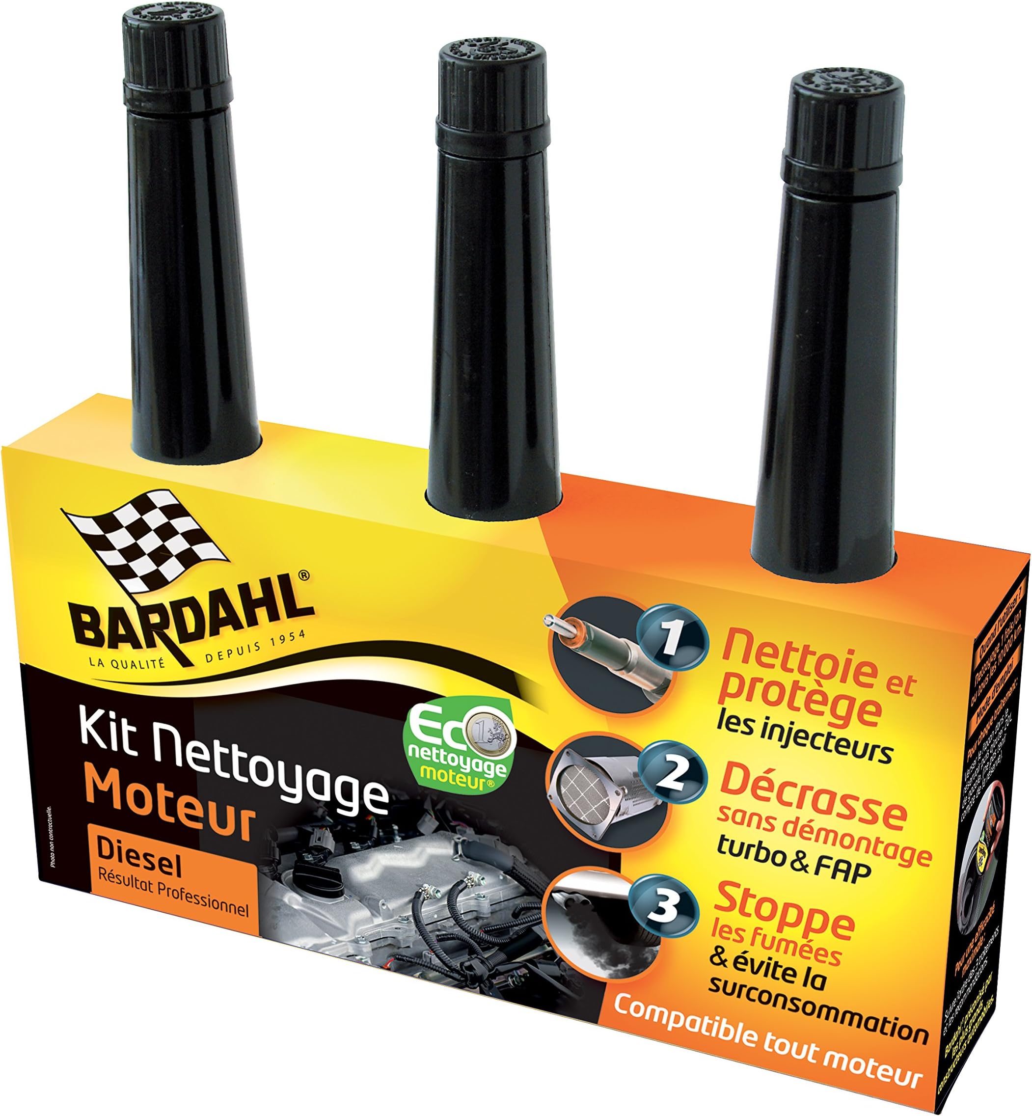 Bardahl 9345 Engine Eco Cleaning Kit