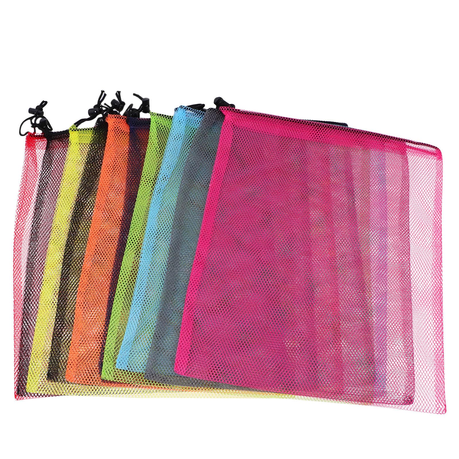 Cabilock 3 Juegos Bolsa De Almacenamiento Bolsas De Protección del Medio Bolsa De Gimnasio con Cordón Bolsas De Malla Portátiles con Cordón De Algodón De 10 Uds * 3