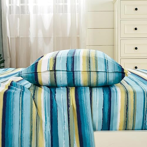 Vista 154 de Chezmoi Collection Juego de sábanas de 4 piezas tamaño King, color blanco, gris, negro, oso pardo, lobos, alces, pino, montaña, estampado, Estampado